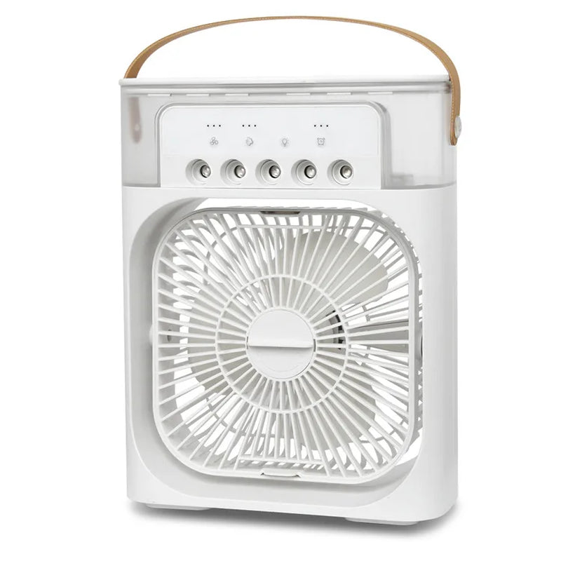 Compact Silent Mini Air Conditioner & Humidifier - Perfect for Home & Indoor Cooling