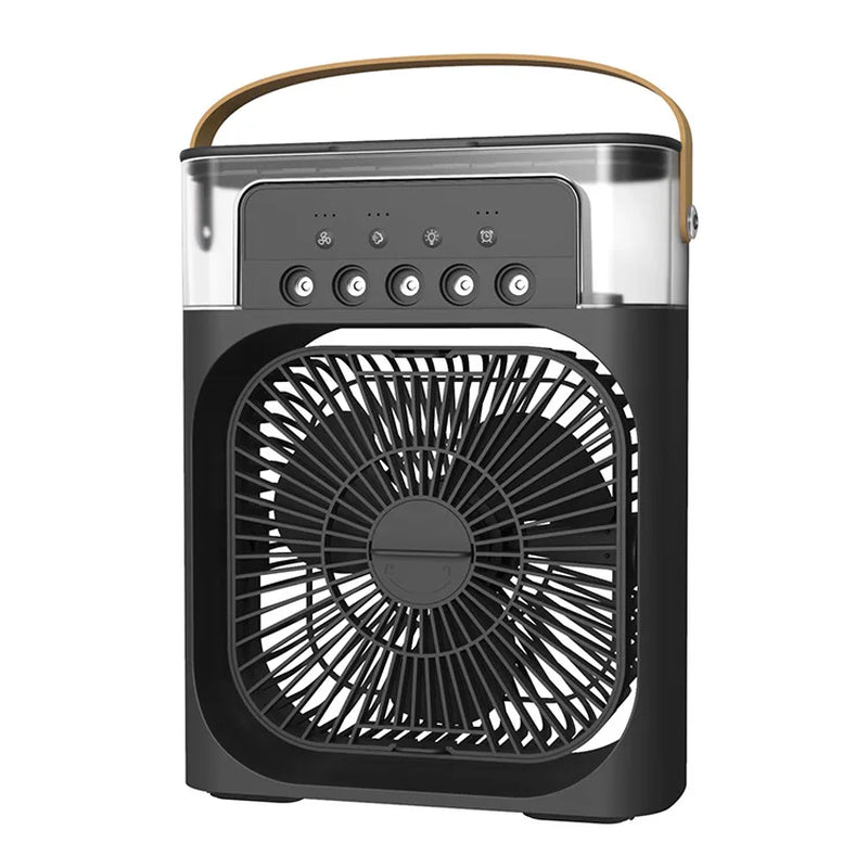 Compact Silent Mini Air Conditioner & Humidifier - Perfect for Home & Indoor Cooling