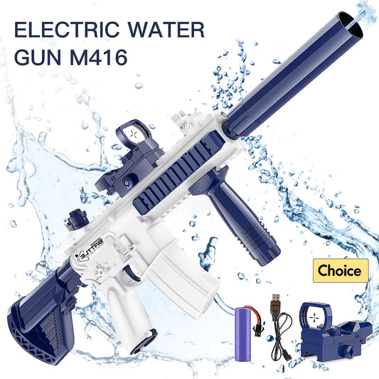 M416 Water Gun Fully Automatic Shooting Toy Summer M416 Water Gun Battle Beach Outdoor Entertainment Children'S and Adult Toys