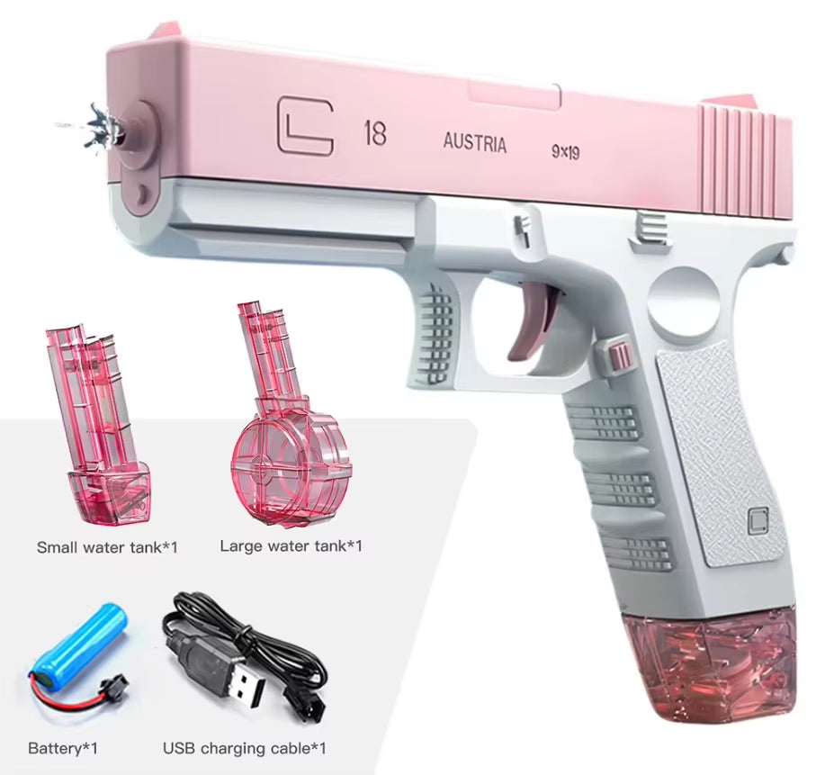 M416 Water Gun Fully Automatic Shooting Toy Summer M416 Water Gun Battle Beach Outdoor Entertainment Children'S and Adult Toys